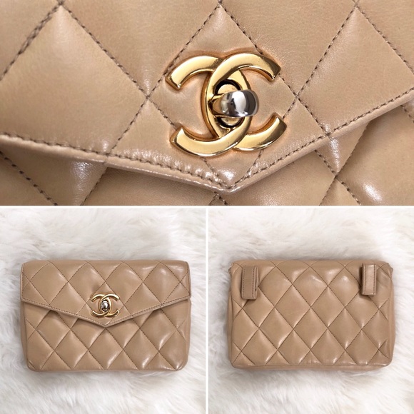 ❌SOLD❌ 🖤CHANEL Vintage Fanny Pack Bumbag Belt Bag - Picture 4 of 8